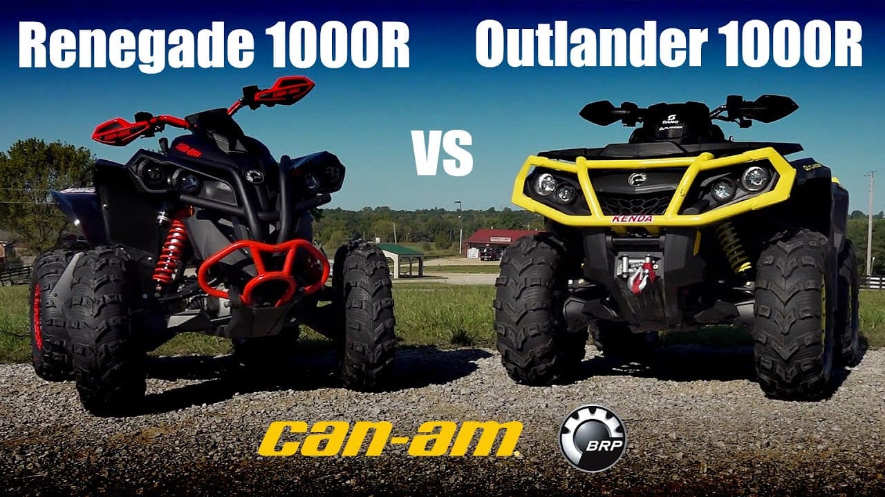 Что лучше: BRP Can-Am Outlander или Renegade — сравнение квадроциклов